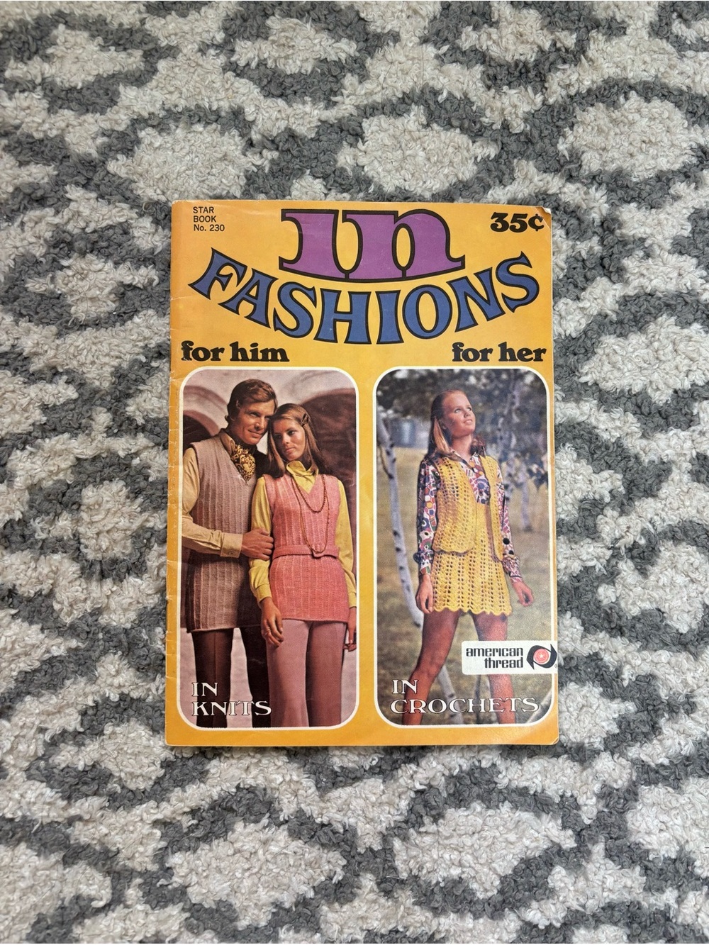 Authentic 1970s Crochet & Knit Pattern Booklet